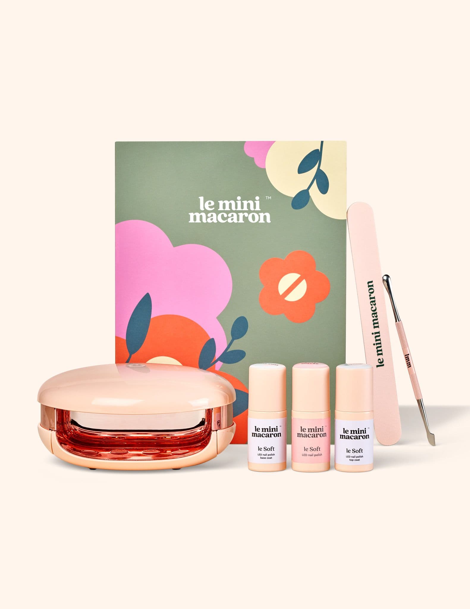 Sada na bio gélovú manikúru Le Soft Rose Glacee
