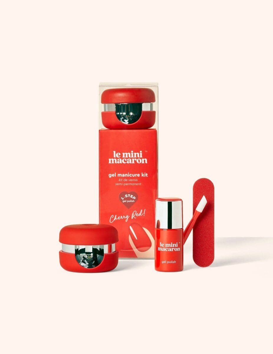 Sada na gélovú manikúru Cherry Red