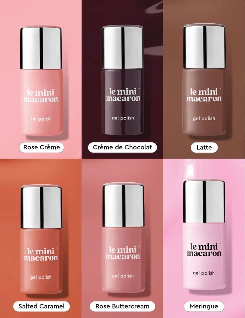 Medium-Dark Nudes & Neutrals - Sada gélových lakov